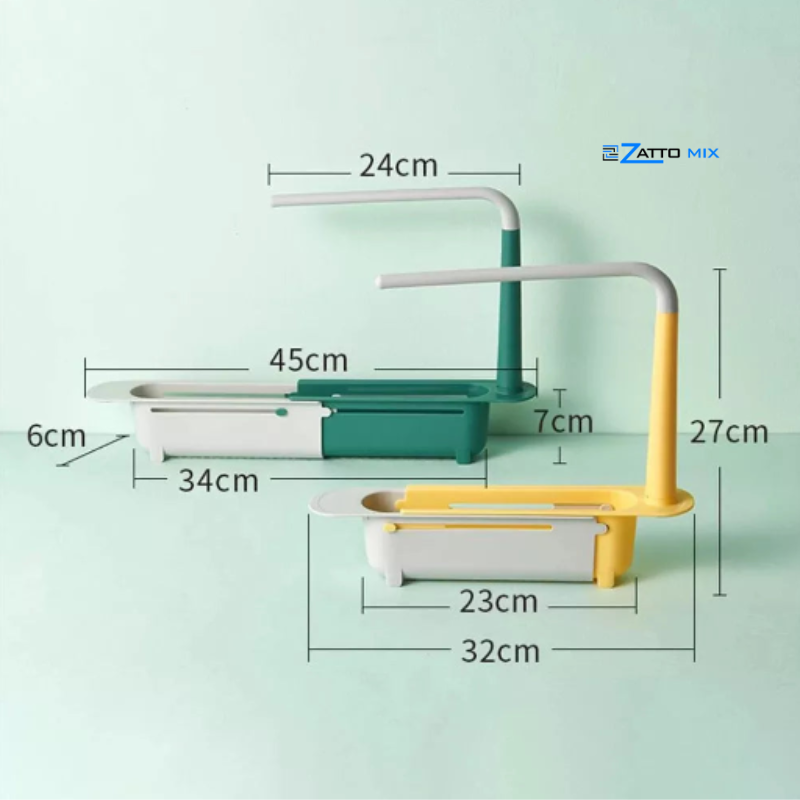 Suporte de Arrumação Telescópico para Pia de Cozinha - ZATTO