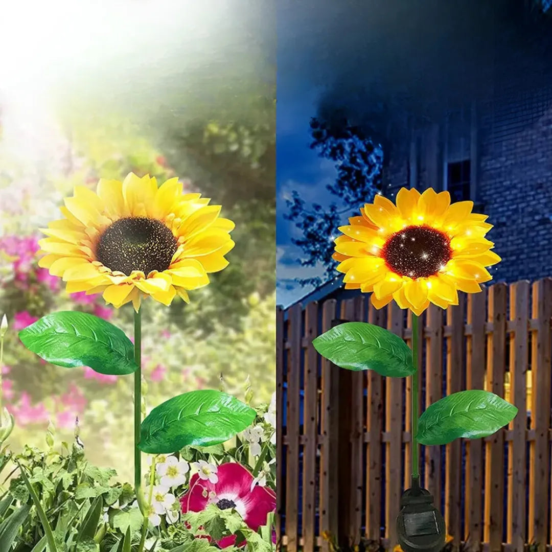 LED Solar de Girassol para Jardim - Zatto