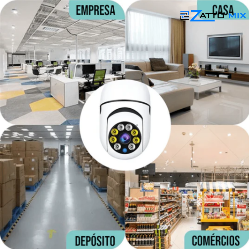 Câmera de Segurança Inteligente Smart Cam - Zatto