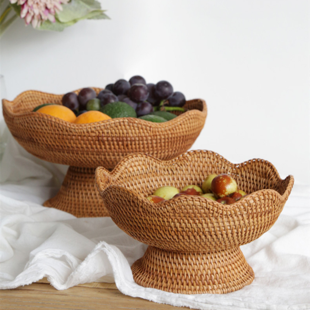 Fruteira de Mesa em Rattan - Zatto