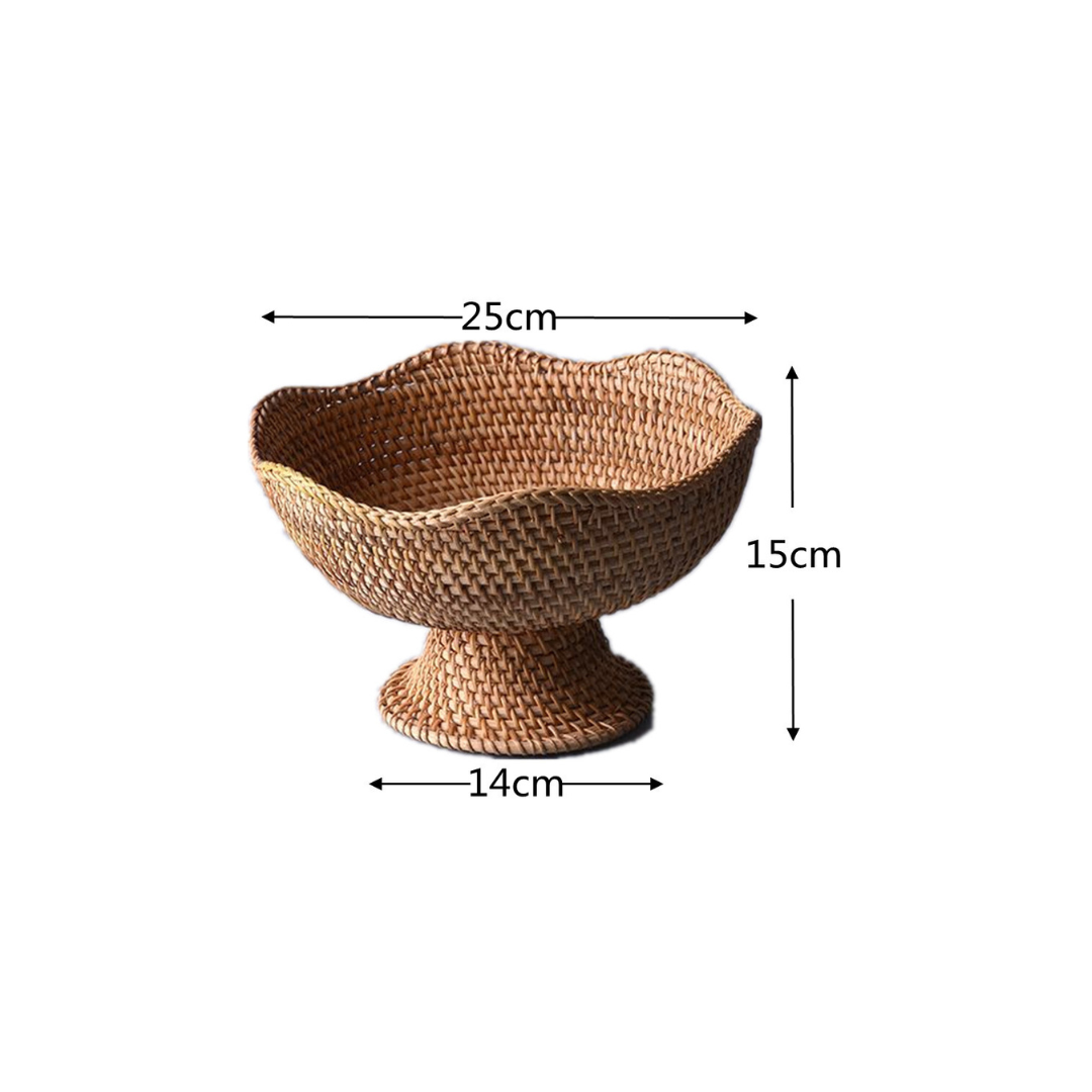 Fruteira de Mesa em Rattan - Zatto