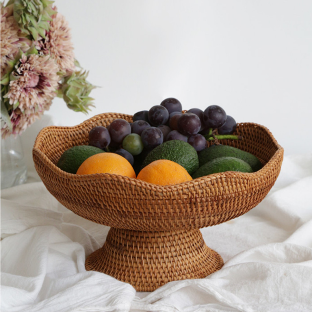 Fruteira de Mesa em Rattan - Zatto