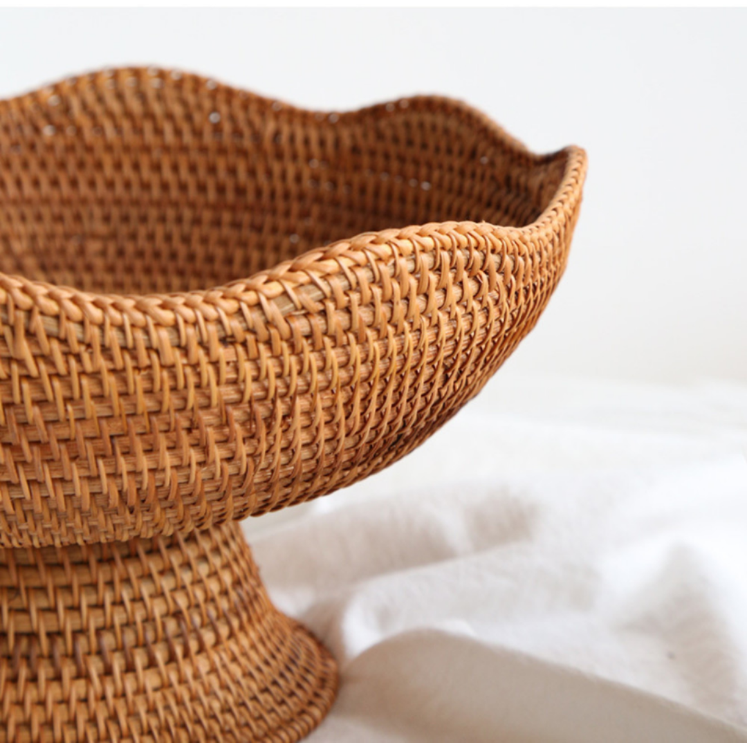 Fruteira de Mesa em Rattan - Zatto