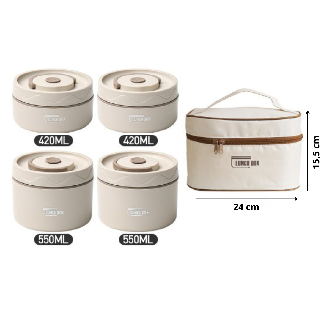 Kit Potes Térmicos Lunchbox - Zatto